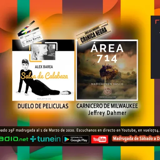 01-03-2020 #Vuelo714Radio1M ALEX CINE CINE Y CINE