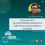 A MODO Café Digital hoy con el Ing. Andrés Mallada