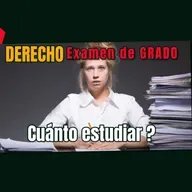 Examen de grado DERECHO ¿Cuántos meses, días, horas debes programar para aprobar tu examen? #derecho
