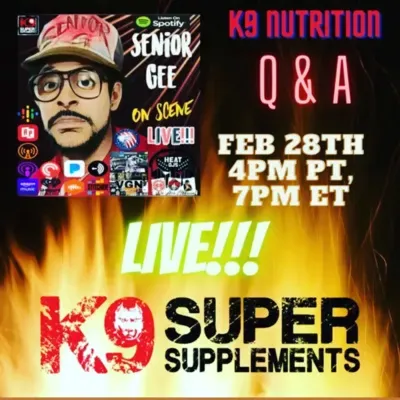 S1 Episode 3 - Live Q & A With K9SupperSupplements.Com (02/28/2023)