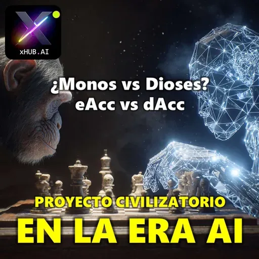 T6.E073. xDEBATE.AI PROYECTO CIVILIZATORIO EN LA ERA AI ¿Monos vs Dioses? E/acc vs D/acc