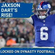 Giants QB Jaxson Dart SKYROCKETS to QB12 | Biggest Dynasty RISERS and Fallers!