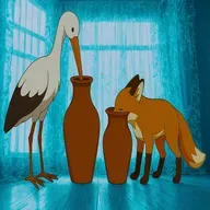 17 जशास तसे : कोल्हा- करकोचा : The Fox and the Stork (Kids’ Marathi Story)