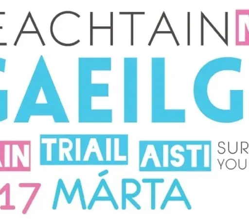Frances Nic Géadaigh atá i láthair ag seoladh Seachtain na Gaeilge i nGael Scoil na gCeithre Maistrí, Baile Dhún na nGall ar maidin inniu.