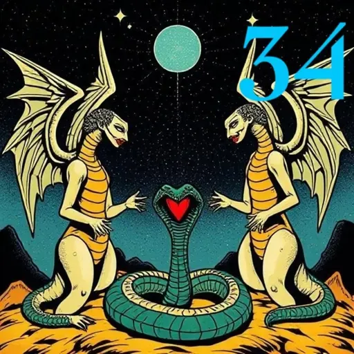 Buenos presagios, 34 (voz humana)