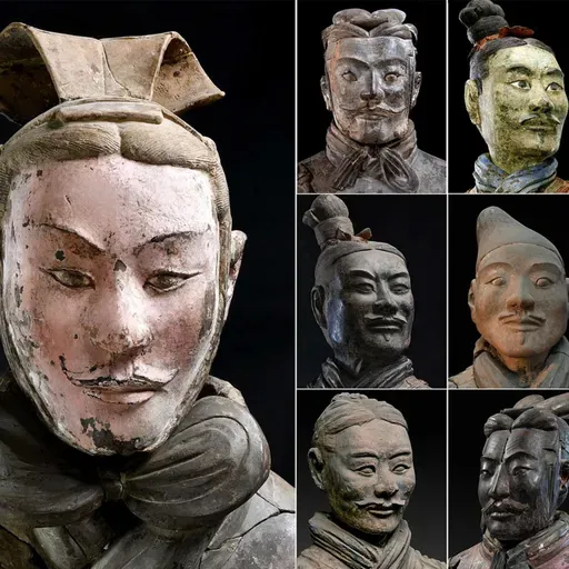 The true colors of Terracotta Warriors