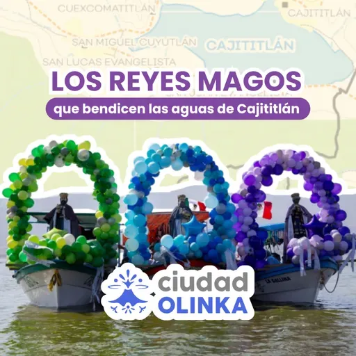 Los Reyes Magos que bendicen las aguas de Cajititlán