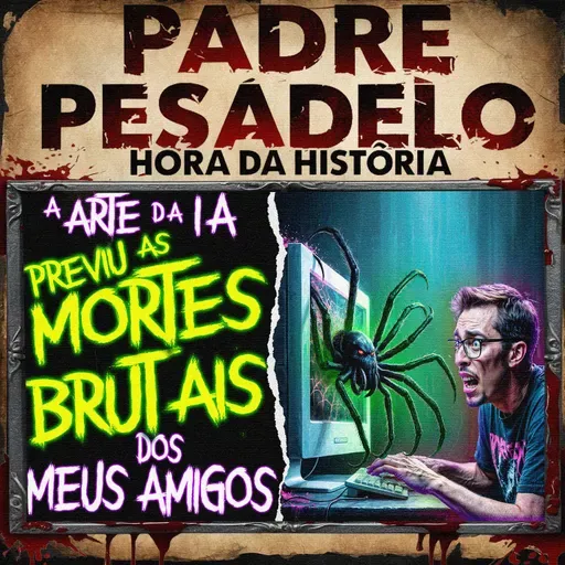 A arte da IA está prevendo com precisão as mortes brutais dos meus amigos - Creepypasta do Reddit.