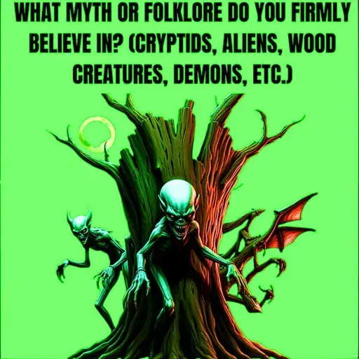 What Myth or Folklore Do You Firmly Believe In? (Cryptids, Aliens, Wood Creatures, Demons, etc.)