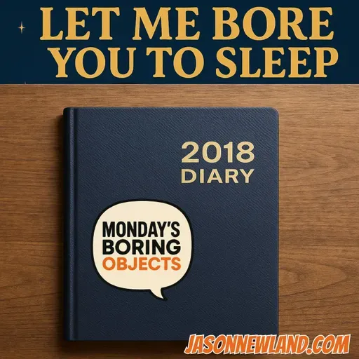 (music) 2018 Diary | Mondays Boring Objects | LMBYTS #1486 | Jason Newland | 10th November 2025