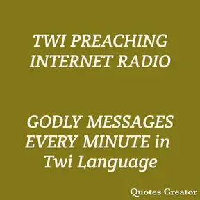 Twi Preaching