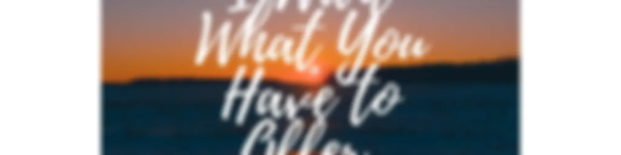 I Want What You Have to Offer