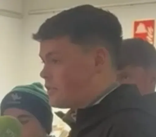 Lúcás Ó Rathaille, an tOifigeach Gaeilge le Aontas na Mac leinn i gCorcaigh.