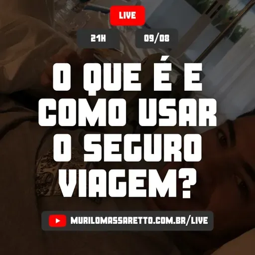 Live #026: O que é e como usar o seguro viagem?