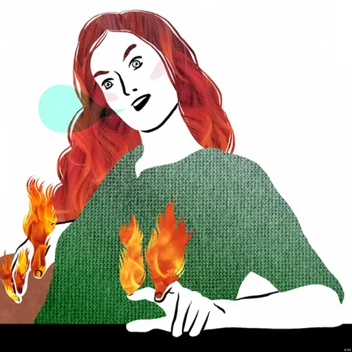 Unter den Fingernägeln brennen