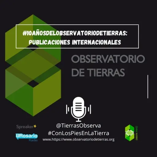 10 años del Observatorio de Tierras - Publicaciones internacionales