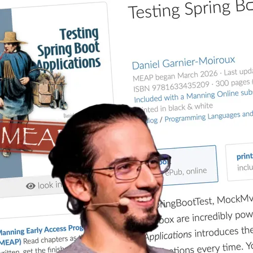 Daniel Garnier-Moiroux on his new book ”Testing Spring Boot Applications”
