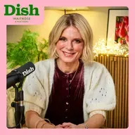 Emilia Fox, a butternut and toasted pumpkin seed risotto, and a vodka martini