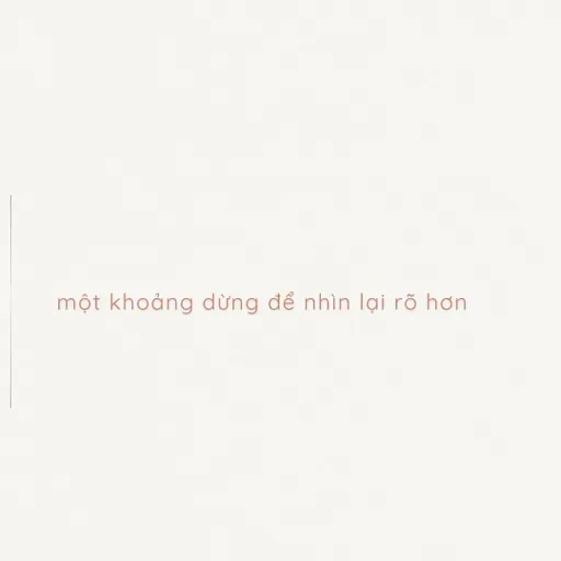 Khi Bạn Cho Mình Một Điểm Dừng