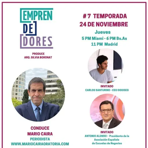 ENTREVISTA A : ANTONIO ALONSO (PRESIDENTE DE A.E.E.N.) + CARLOS SANTURINO (C.E.O. CUALIFICAM) 6° CONGRESO INTERNACIONAL DE ESCUELAS DE NEGOCIO 