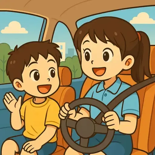 我们坐出租车 - We Take a Taxi [HSK 2]
