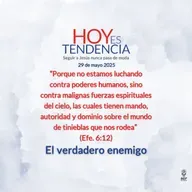 El verdadero enemigo ~ Devocional de Jóvenes ~ 29 de mayo 2025