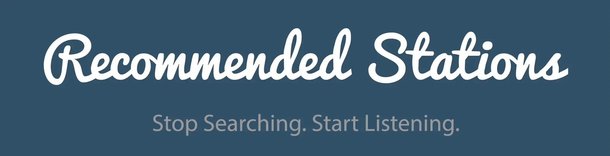 Recommended Stations