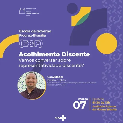 AD - Convite: Acolhimento: Vamos conversar sobre a representação discente?