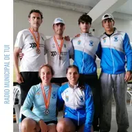 Manuel Ángel González e Carlota González do Remo do Miño - Campionato de España de Remo Absoluto