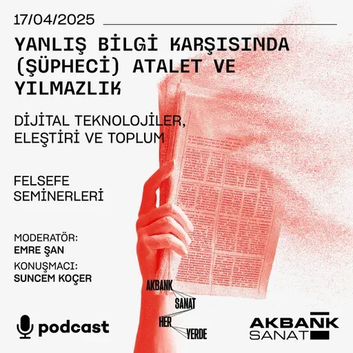 Seminerleri - Dijital Teknolojiler, Eleştiri ve Toplum - Suncem Koçer