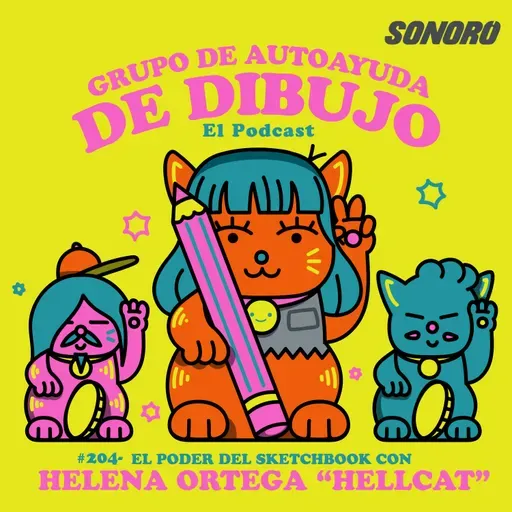 Ep. 204 - Entrevista con Helena Ortega "HELLCAT": EL PODER de los SKETCHBOOKS