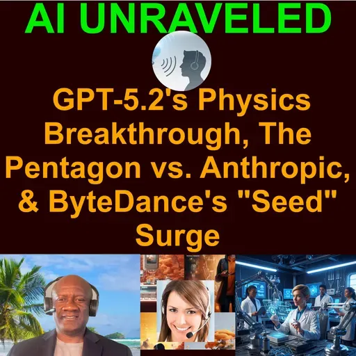 AI Business and Development Daily News Rundown: GPT-5.2's Physics Breakthrough, The Pentagon vs. Anthropic, & ByteDance's "Seed" Surge (Ep. Brought to you by AIRIA)