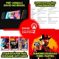 Envios do Switch 2 no Brasil e as possíveis especificações do aparelho | Radar Switch 2 [15]