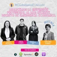 Suspensión de la Emergencia Económica con Cristina Pardo