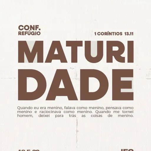 Conferência Maturidade - Pr. Alexandre Mineiro