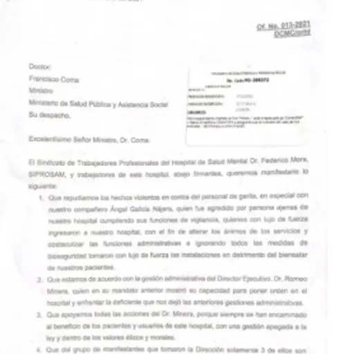Posturas encontradas emergen por situación del Hospital Federico Mora