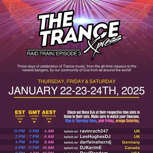 Viti @t TranceXpress Raid Train - Chapter 3 - 23-01-2026 - (Classic Trance Set Only Vinyl)