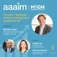 Michel Lowy, CEO and Co-Global Portfolio Manager, SC Lowy "SC Lowy - Building a Private Credit business outside the US"
