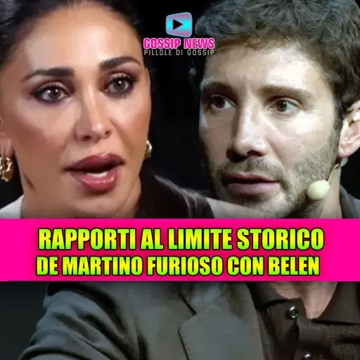 Stefano De Martino furioso con Belen Rodriguez: cosa è successo davvero
