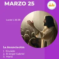 Lucas 1, 26-38: La Anunciación