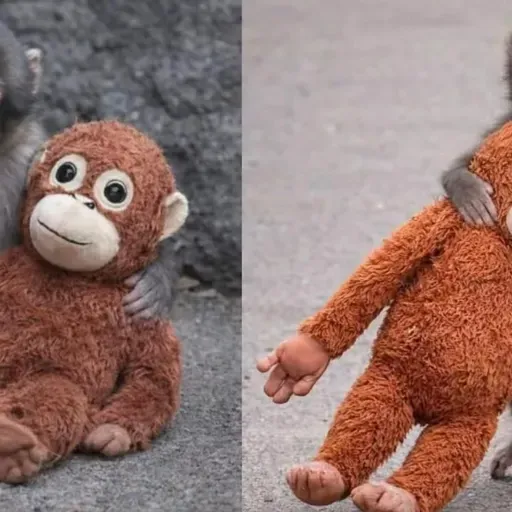 En lille abe med en IKEA-bamse er gået viralt: Bekræfter 70 år gammelt eksperiment