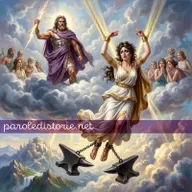 Era, signora dell’Olimpo, e l’ingannevole Zeus. Mitologia