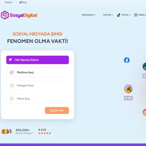 Instagram Takipçi Satın Al Hizmeti SosyalDigital