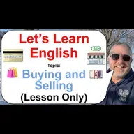 Let's Learn English! Topic: Buying and Selling! 💷🛍️💳