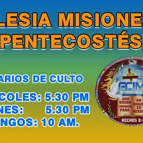 Misionera Pentecostés en acción