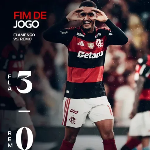 Flamengo 3 x 0 Remo