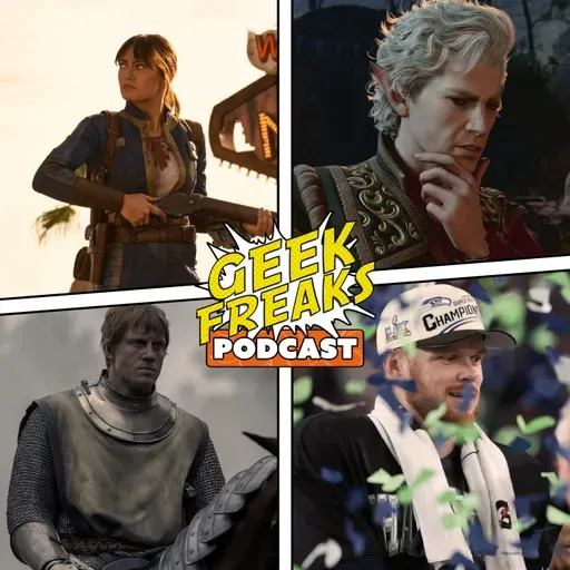 Super Bowl Chaos, Baldur's Gate Goes TV, Seven Kingdoms Hype, Eragon's Comeback, and Fallout Season 2 Grades