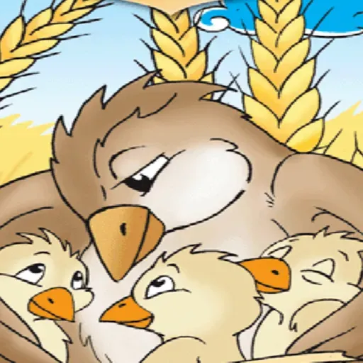 Tarla Kuşu İle Yavruları