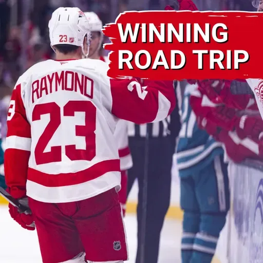 Winning road trip secured! Raymond's 3pt weekend leads Detroit to split with Anaheim and San Jose