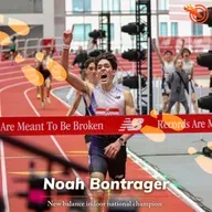 Looking back: Noah Bontrager after going sub four in the mile and becoming a national champion indoors